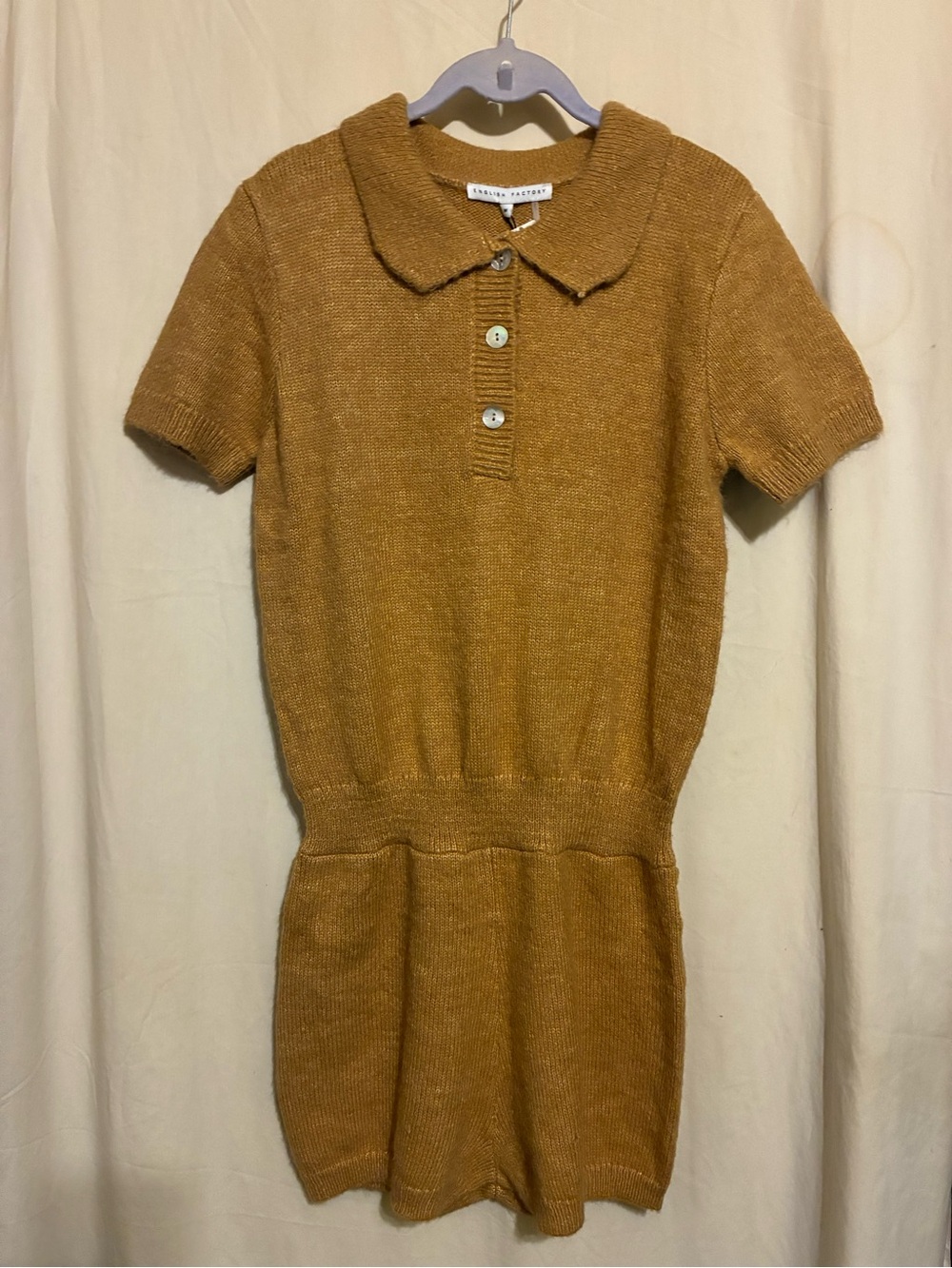 English Factory Knitted Romper